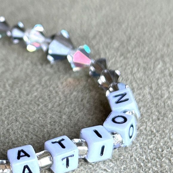 Taylor Swift Eras Tour Friendship Bracelets made w/ real Swarovski Crystal Beads - Picture 6 of 6